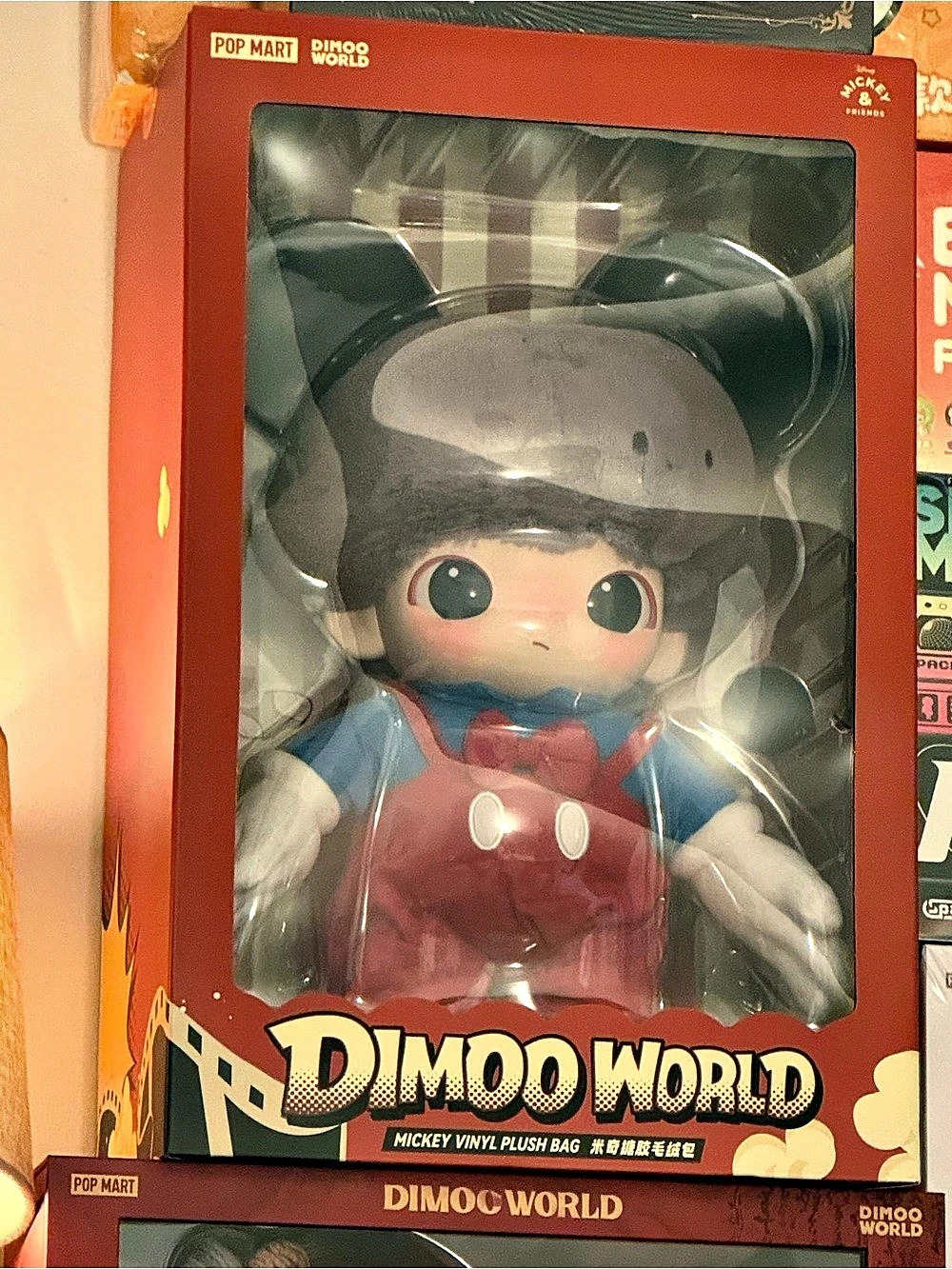 DIMOO WORLD Mickey Vinyl Plush Rag Doll Vinyl Plush Rag Doll